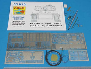 Aber 35K10 Pz.Kpfw. VI Ausf.E (Sd.Kfz.181) Tiger I – Late version (premium set) 1/35 – image 2