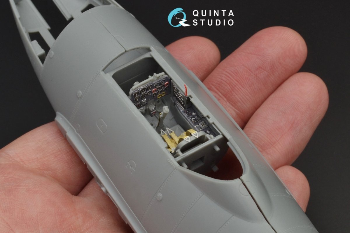 Quinta Studio QD48089 Me-262A 3D-Printed &amp;amp; colored Interior on decal paper (for HobbyBoss kit) 1/48 – image 6