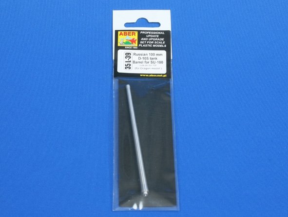 Aber 35L-039 Russian 100mm D-10S tank barrel for tank destroyer SU-100 1/35 – zdjęcie 4