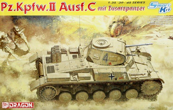 Dragon 6432 Pz.Kpfw.II Ausf.C with Zusatzpanzer (1/35)