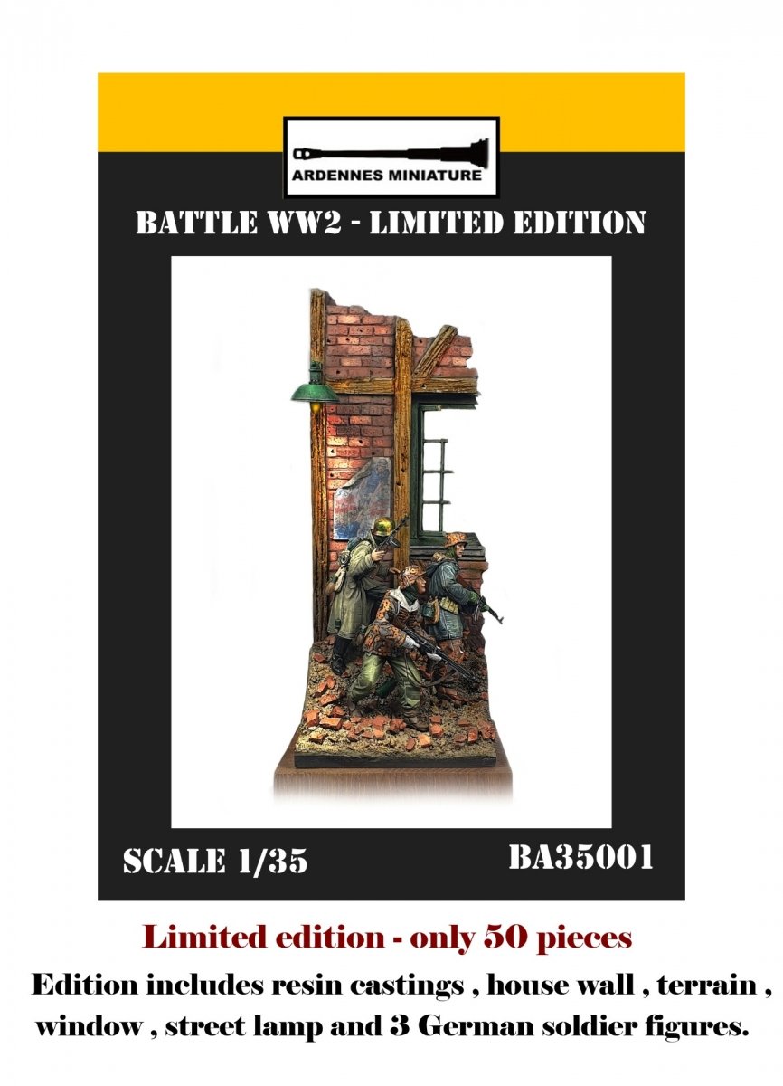 Ardennes Miniature BA35001 LIMITED EDITION - BATTLE WW2 1/35 – zdjęcie 2