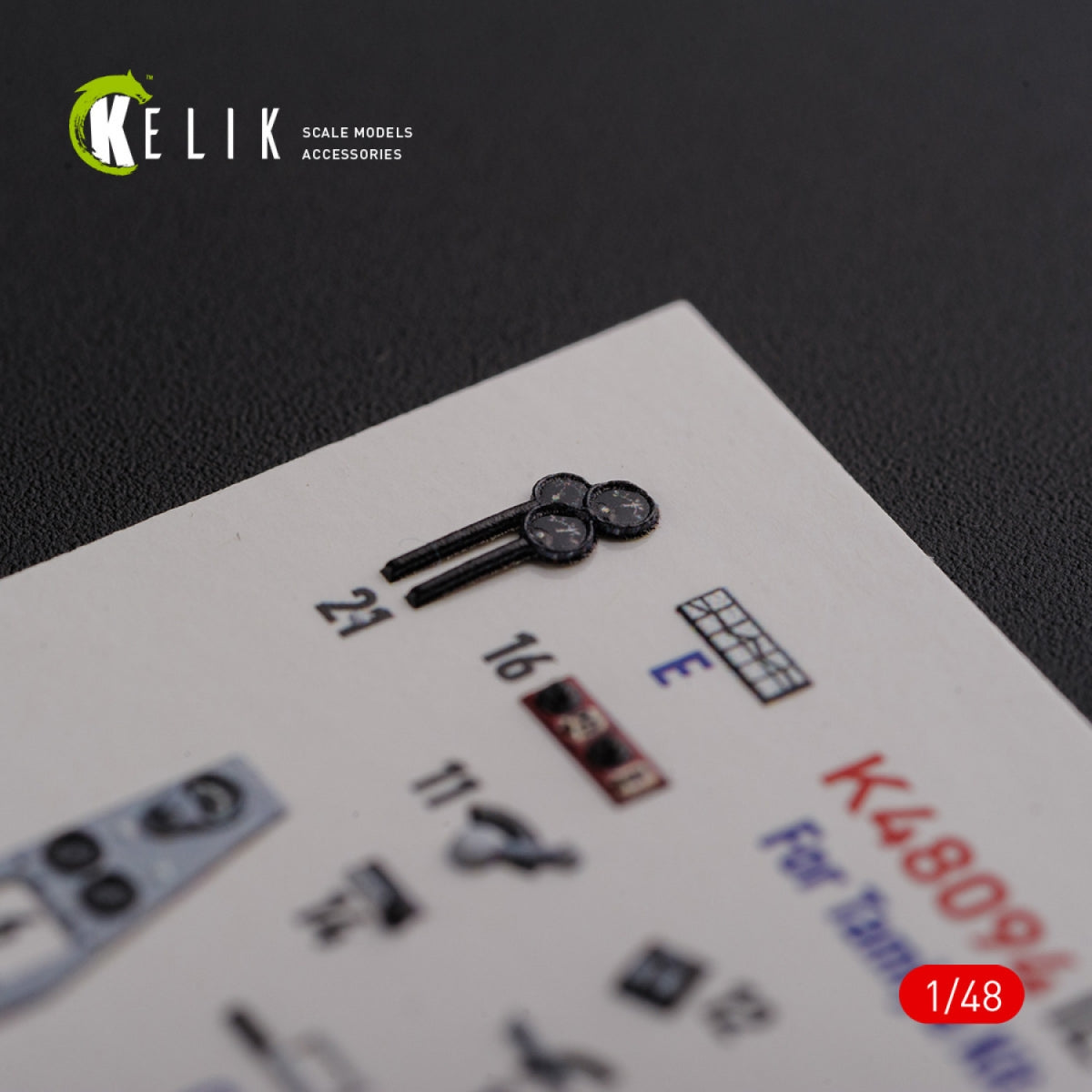 KELIK K48094 IL-2 Shturmovik interior 3D decals for Tamiya kit 1/48 – immagine 4