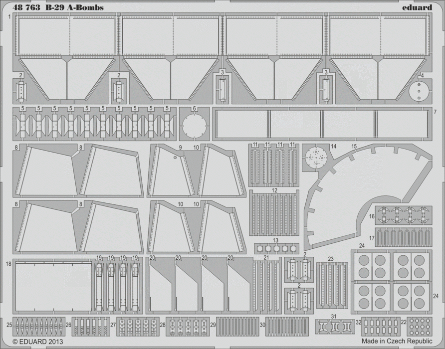 Eduard 48763 B-29 A-Bombs 1/48 Revell