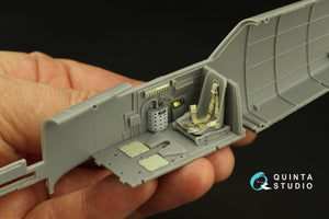 Quinta Studio QD32177 Bf 109E3/4 3D-Printed coloured Interior on decal paper (Trumpeter) 1/32 – zdjęcie 7