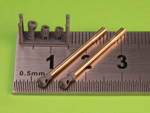 Master GM-72-032 British QF 75mm Gun + Besa MG Mounts - Centaur Mk.III, Cromwell Mk.IV/VII, Churchill Mk.VI/VII and others 1/72 – image 3