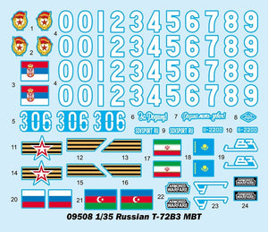 Trumpeter 09508 Russian T-72B3 MBT 1/35 – zdjęcie 14