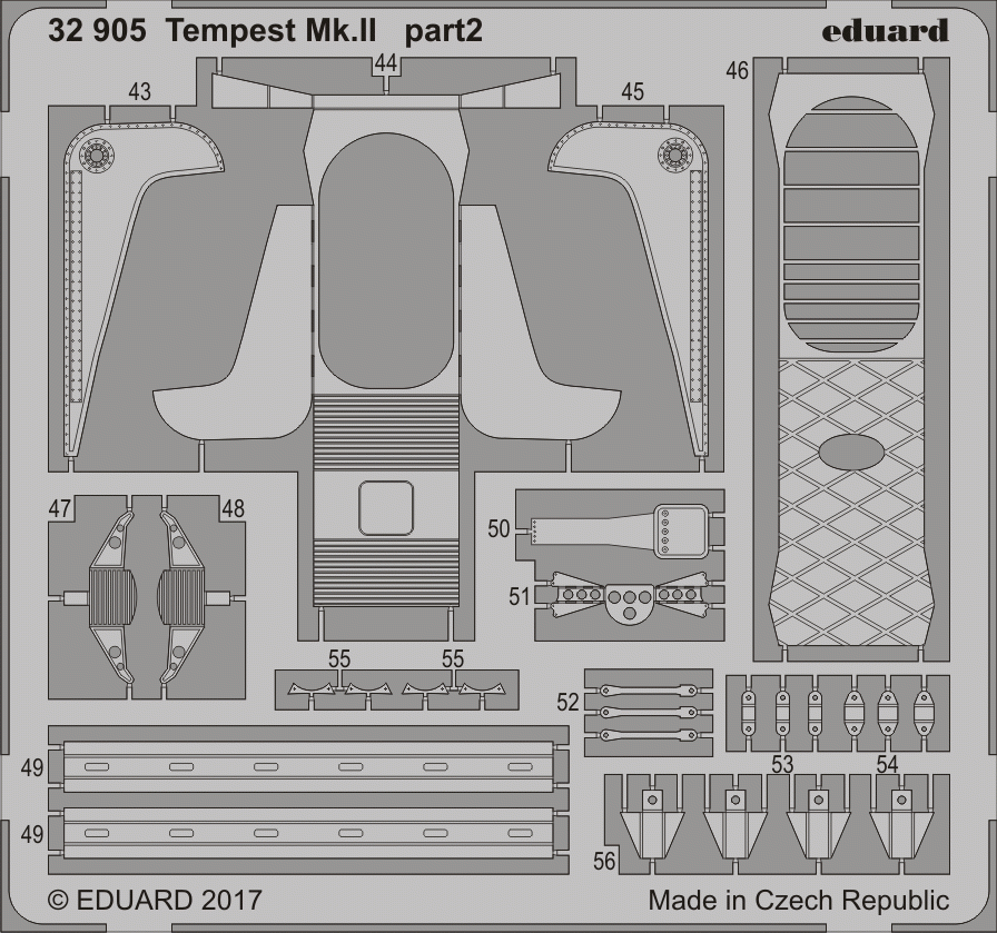 Eduard 32905 Tempest Mk. II SPECIAL HOBBY 1/32 – zdjęcie 2