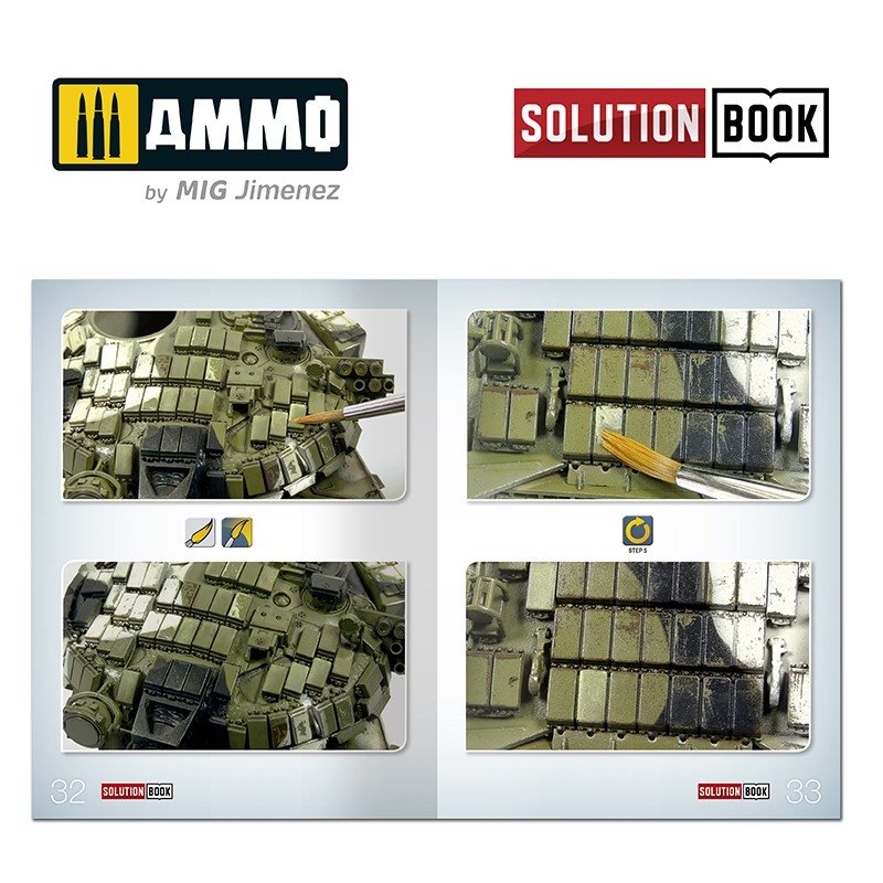 Ammo of Mig 6518 SOLUTION BOOK HOW TO PAINT MODERN RUSSIAN TANKS (Multilingual) – zdjęcie 3