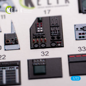 KELIK K72065 Handley Page Victor B Mk2 interior 3D decals for Airfix kit 1/72 – zdjęcie 8