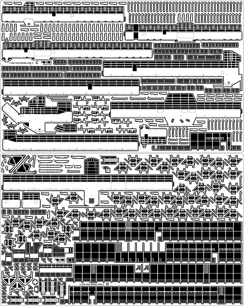 Pontos 37001R1 USS LHD-2 Essex Kit+Detail Up Set 1/350 – image 7