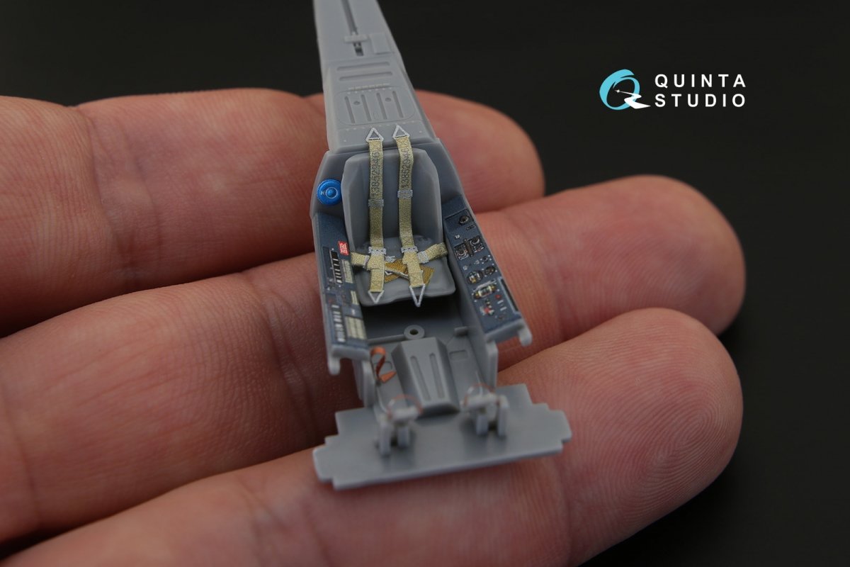 Quinta Studio QD48156 FW 190A-5 3D-Printed &amp;amp; coloured Interior on decal paper (for Hasegawa kit) 1/48 – zdjęcie 7