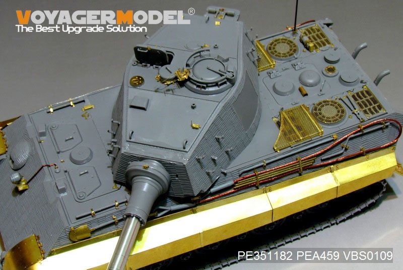 Voyager Model PE351182 WWII German King Tiger (Hensehel Turret)（For DRAGON/ZVEZDA kit） 1/35 – zdjęcie 7