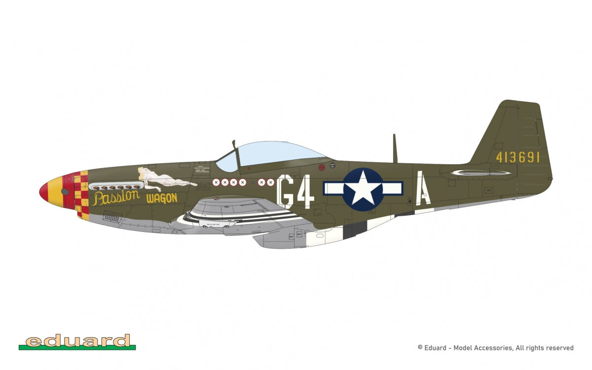 Eduard 7476 P-51D-5 Mustang Weekend Edition 1/72 – zdjęcie 2