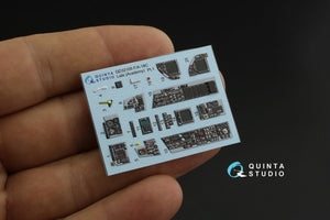 Quinta Studio QDS-32109 F/A-18C Late 3D-Printed &amp;amp; colored Interior on decal paper (Academy) (Small version) 1/32 – image 2