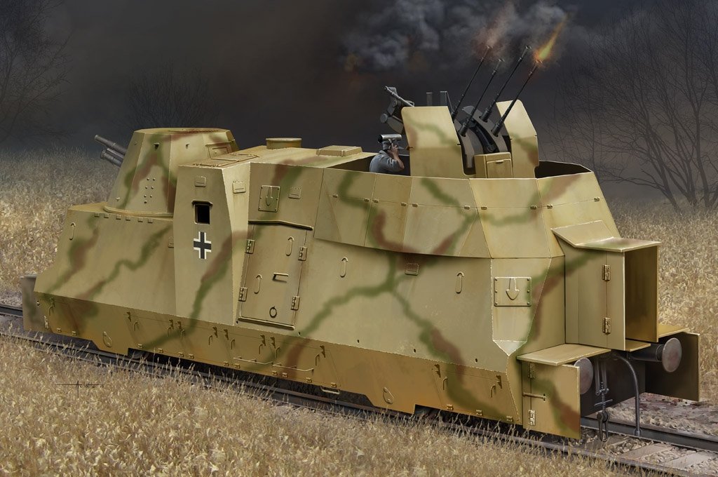 Hobby Boss 82925 German Kanonen und Flakwagen of BP42 1/72