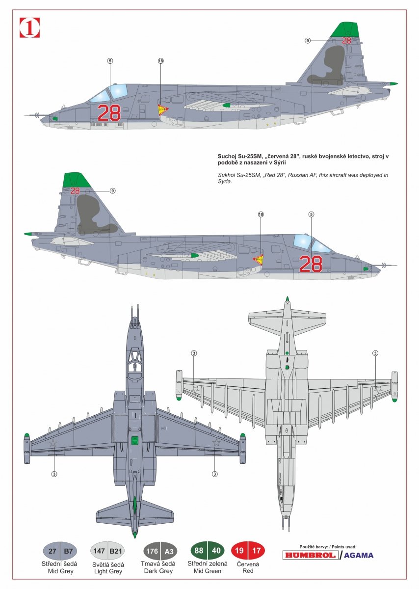 Kozavody Prostejov KPM4806 Su-25SM 1/48 – zdjęcie 5