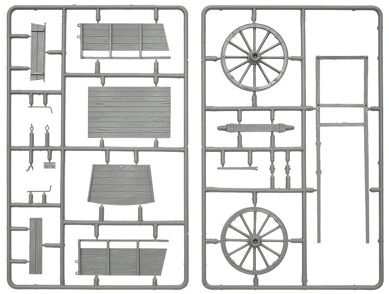 MiniArt 35657 FARM CART &amp;amp; VILLAGE ACCESSORIES 1/35 – zdjęcie 2