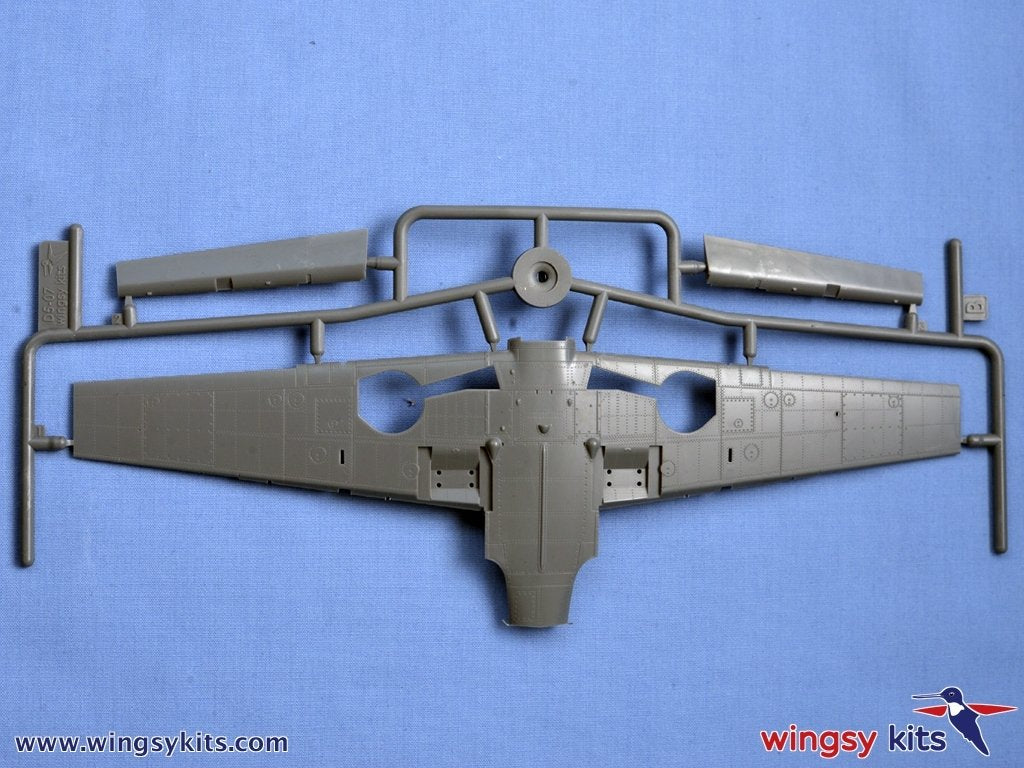 Wingsy Kits D5-07 German WWII Fighter MESSERSCHMITT Bf 109 E-1 1/48 – zdjęcie 4