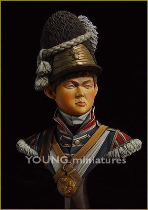 Young Miniatures YH1802 DRUMMER BOY 23RD FOOT ROYAL WELSH FUSILEERS 1/10 – zdjęcie 2