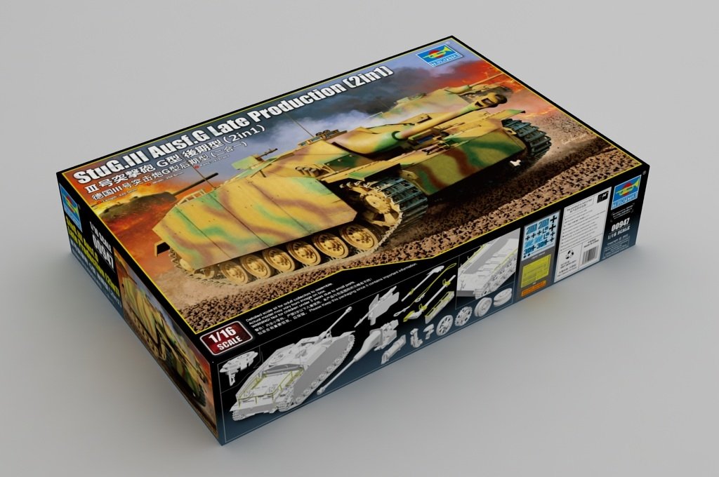 Trumpeter 00947 Germany III Assault Gun Type G Late Model (2 in 1) 1/16 – zdjęcie 2