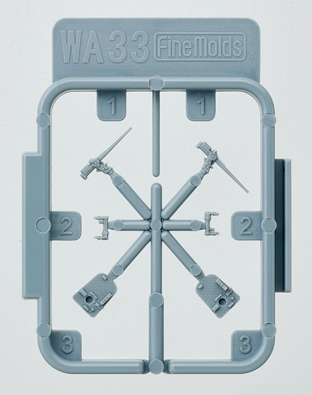 Fine Molds WA33 U.S.NAVY 5&amp;quot;/38 Caliber Gun (0pen Mount) 1/700 – immagine 2
