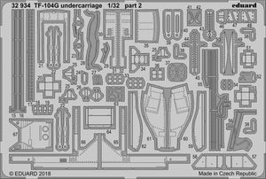 Eduard 32934 TF-104G undercarriage ITALERI 1/32 – zdjęcie 2