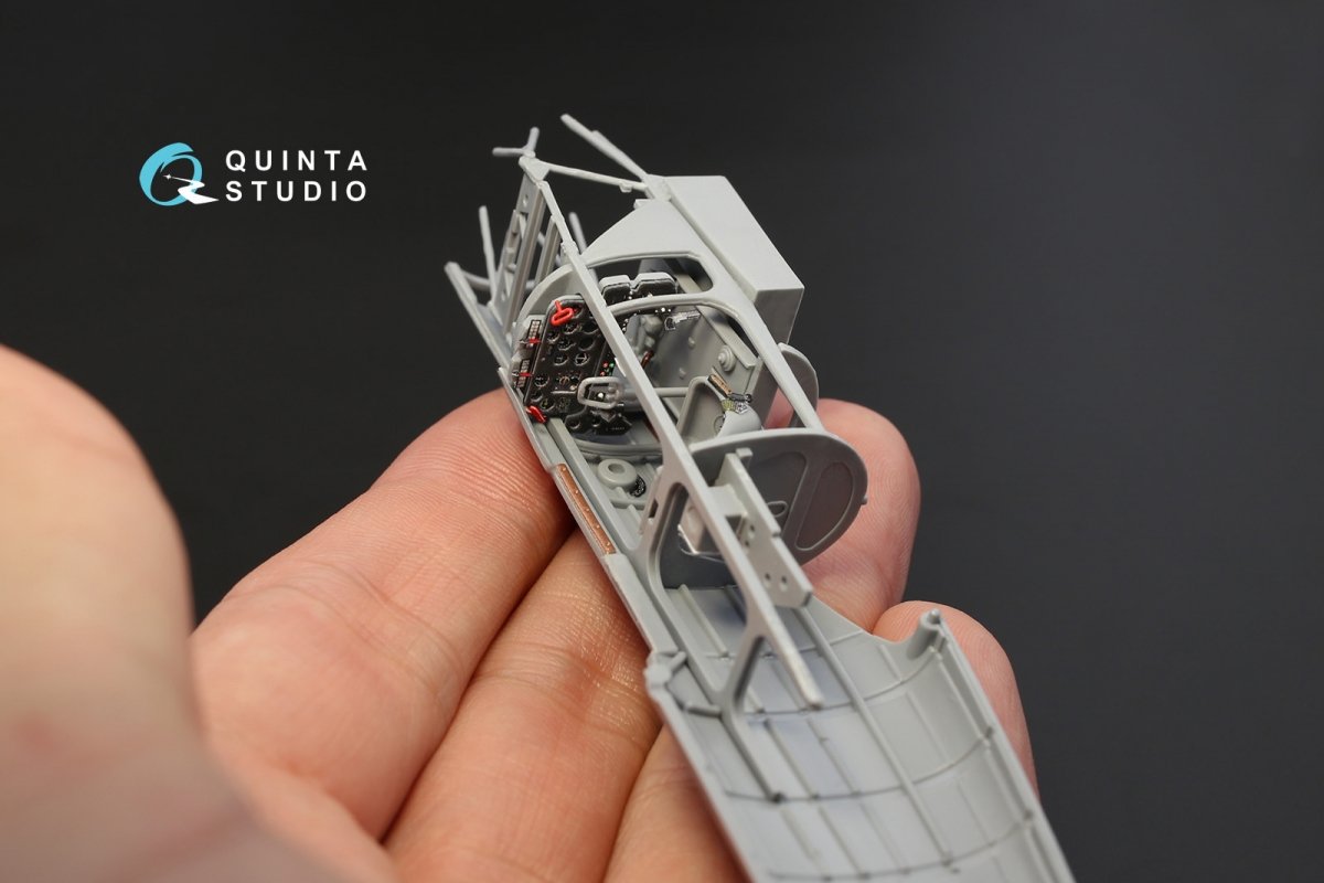 Quinta Studio QD48066 La-5FN 3D-Printed &amp;amp; coloured Interior on decal paper (for Zvezda kit) 1/48 – zdjęcie 5