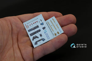 Quinta Studio QD48139 FW 190D-9 3D-Printed &amp;amp; coloured Interior on decal paper (for Eduard kit) 1/48 – zdjęcie 3