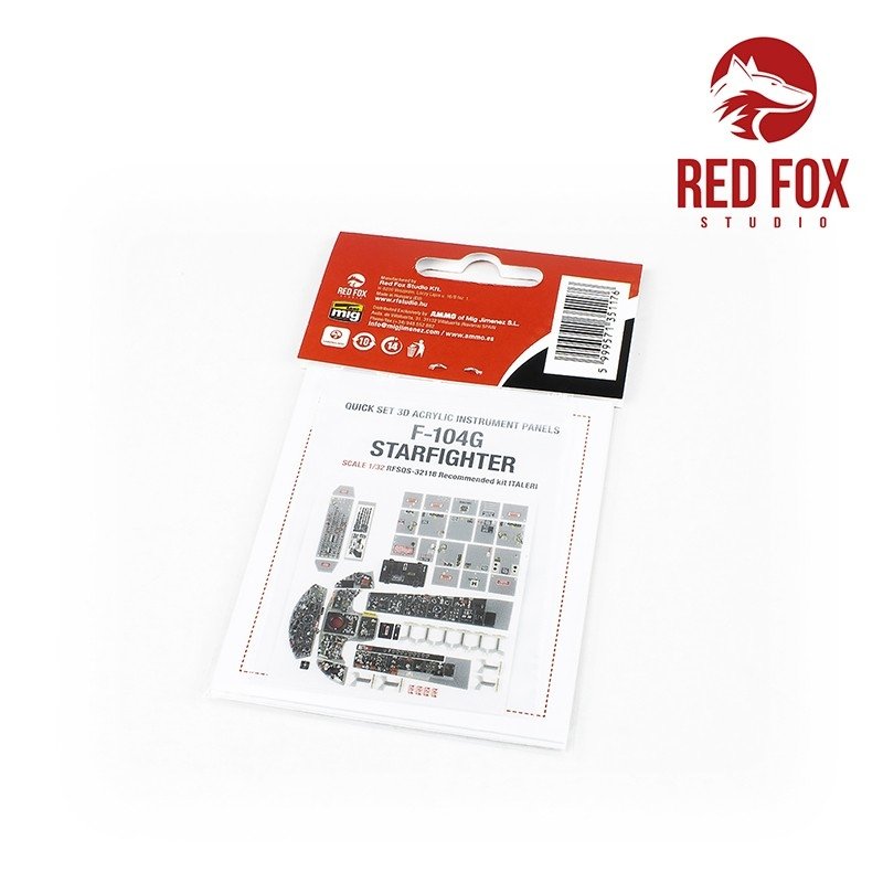 Red Fox Studio QS-32118 F-104G Starfighter (for Italeri kit) 1/32 – zdjęcie 2
