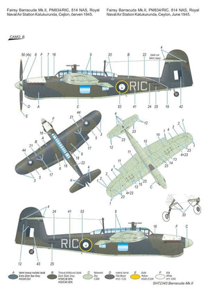 Special Hobby 72343 Fairey Barracuda Mk. II Pacific Fleet 1/72 – immagine 4