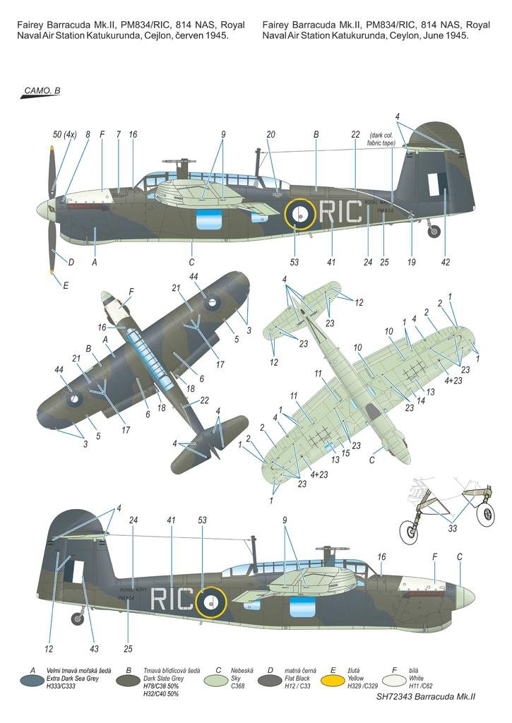 Special Hobby 72343 Fairey Barracuda Mk. II Pacific Fleet 1/72 – immagine 4
