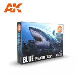 AK Interactive AK11618 BLUE ESSENTIAL COLORS 3GEN SET 6x17 ml – Bild 3