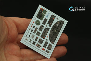 Quinta Studio QD32204 B-25J Mitchell Gun nose 3D-Printed &amp;amp; coloured Interior on decal paper (HK models) 1/32 – zdjęcie 3