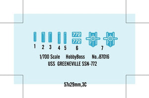 Hobby Boss 87016 SSN-772 USS Greenville 1/700 – zdjęcie 4
