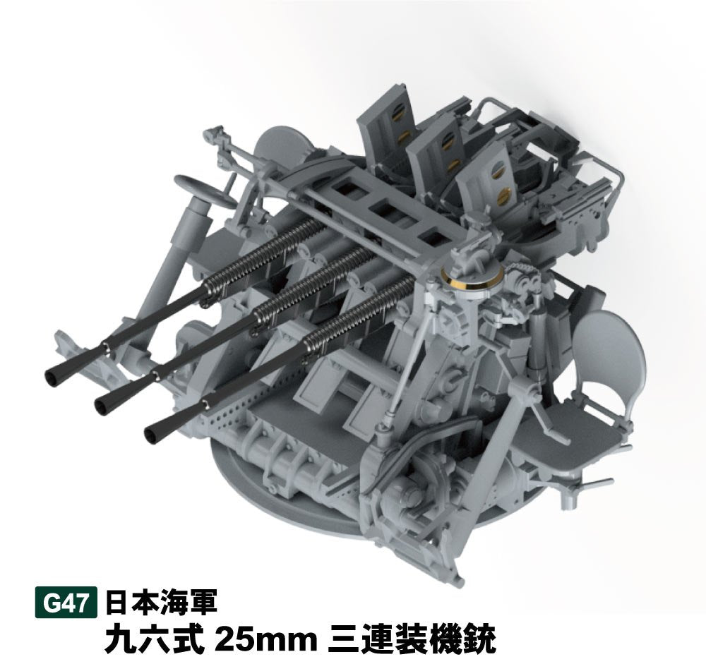 Pit-Road G47 IJN Type 96 25mm Triple AA Gun 1/35 – zdjęcie 2