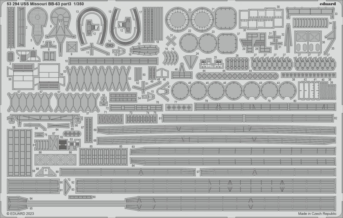 Eduard BIG5368 USS Missouri BB-63 Hobby Boss 1/350 – zdjęcie 4