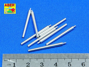 Aber 350L-08 Set of 8 pcs 406 mm barrels for Japanese ships Mutsu and Nagato 1/350 – image 2