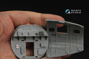 Quinta Studio QDS-48542 Boeing B-17F 3D-Printed &amp;amp; coloured Interior on decal paper (HK models, Eduard) (small version) 1/48 – Bild 9