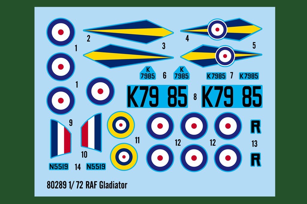 Hobby Boss 80289 RAF Gladiator 1/72 – image 4