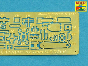 Aber 35L-118 Barrel for Russian 12,7mm heavy machine gun DShK, after WWII version (T-54/55; BTR-60APC) 1/35 – zdjęcie 4
