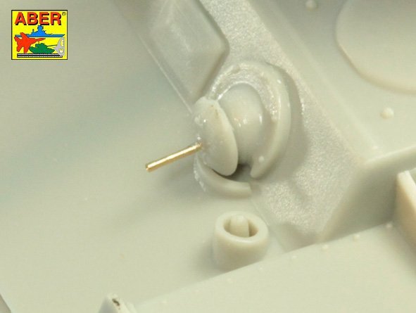 Aber 72L-70 Russian 107 mm ZIS-6 tank barrel for KV-2 1/72 – image 9