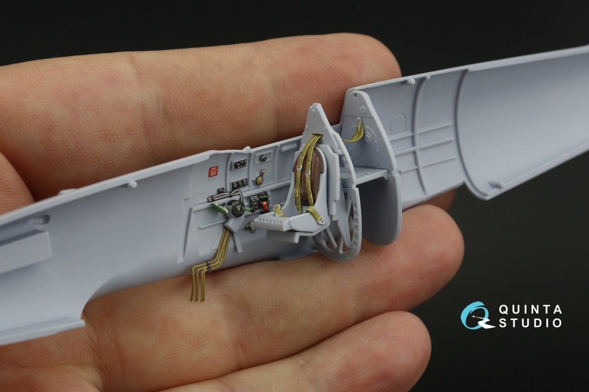 Quinta Studio QD48144 Spitfire PR.XIX 3D-Printed &amp;amp; coloured Interior on decal paper (Airfix) 1/48 – zdjęcie 9