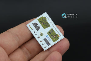 Quinta Studio QD+72054 P-40E Warhawk 3D-Printed &amp;amp; coloured Interior on decal paper (Academy/Modelist) (with 3D-printed resin parts) 1/72 – zdjęcie 4