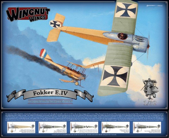 Wingnut Wings 32029 Fokker E.IV 1/32