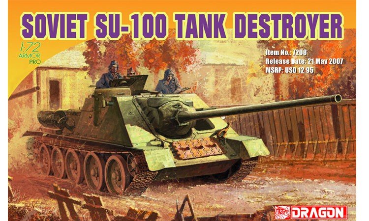 Dragon 7208 Soviet SU-100 1/72