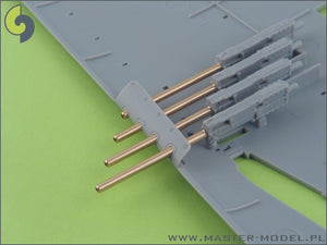 Master AM-32-004 P-47 Thunderbolt .50 Browning M2 barrels (8pcs) 1/32 – image 3