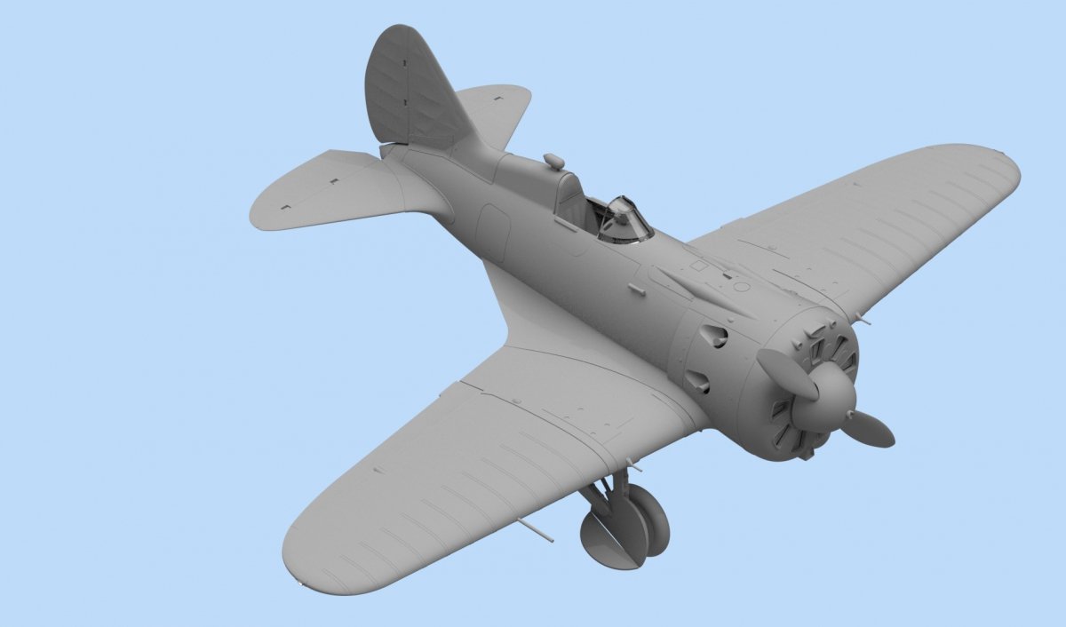 ICM 48097 I-16 type 24, WWII Soviet Fighter 1/48 – image 4
