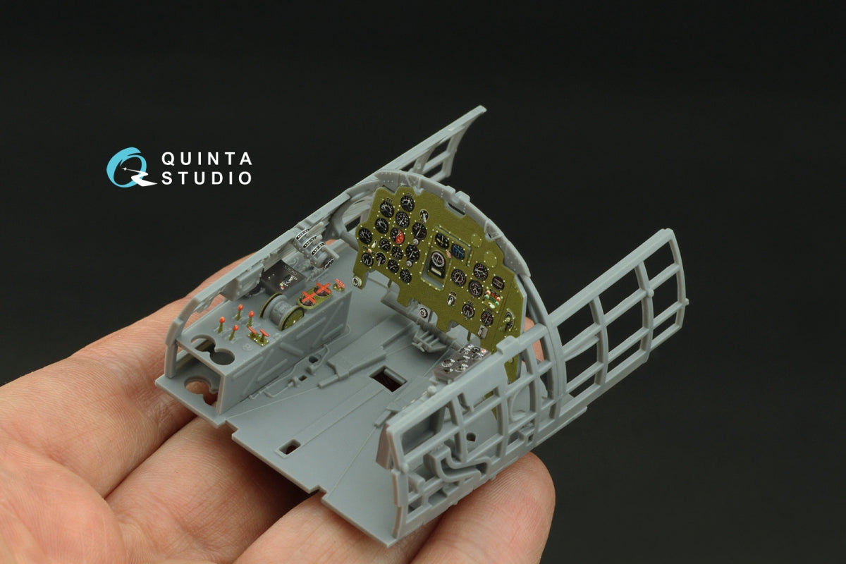 Quinta Studio QD32240 Mitsubishi J2M3 Raiden 3D-Printed &amp;amp; colored Interior on decal paper (Zoukei Mura) 1/32 – image 7
