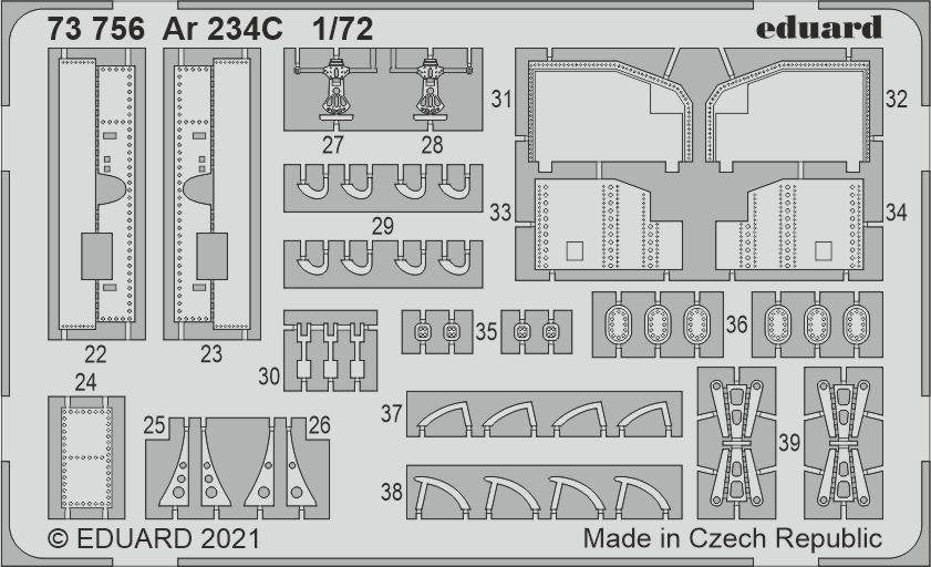 Eduard 73756 Ar 234C HOBBY 2000/DRAGON 1/72 – image 2