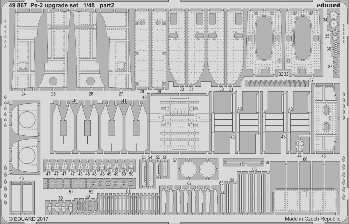 Eduard 49867 Pe-2 upgrade set EDUARD 1/48 – zdjęcie 2